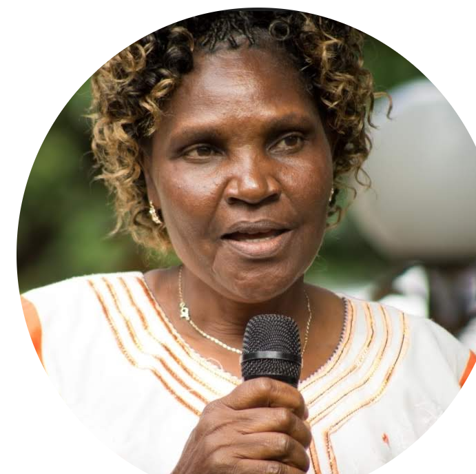 An image of Mrs. Margaret Kuria, co-owner of Liwani Coffee Estate Nakuru, Kenya
