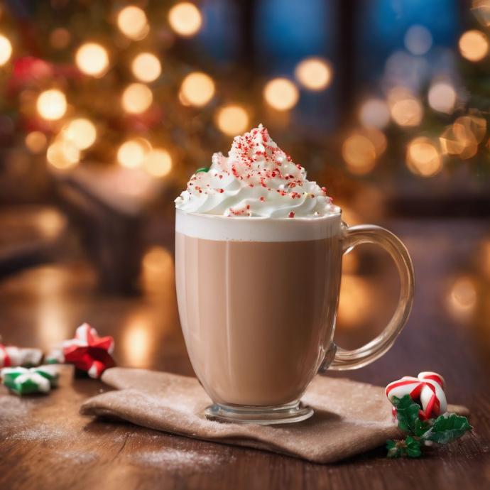 Peppermint Cookie Latte Peppermint Cookie Latte: A Sip of Winter Wonderland this Christmas season.