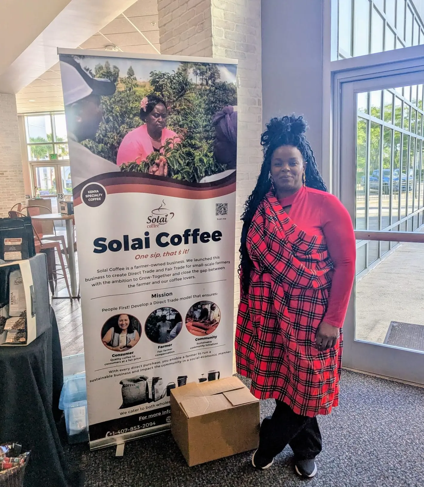 Monica- Co Founder Solai Coffee Women in coffee leadership
