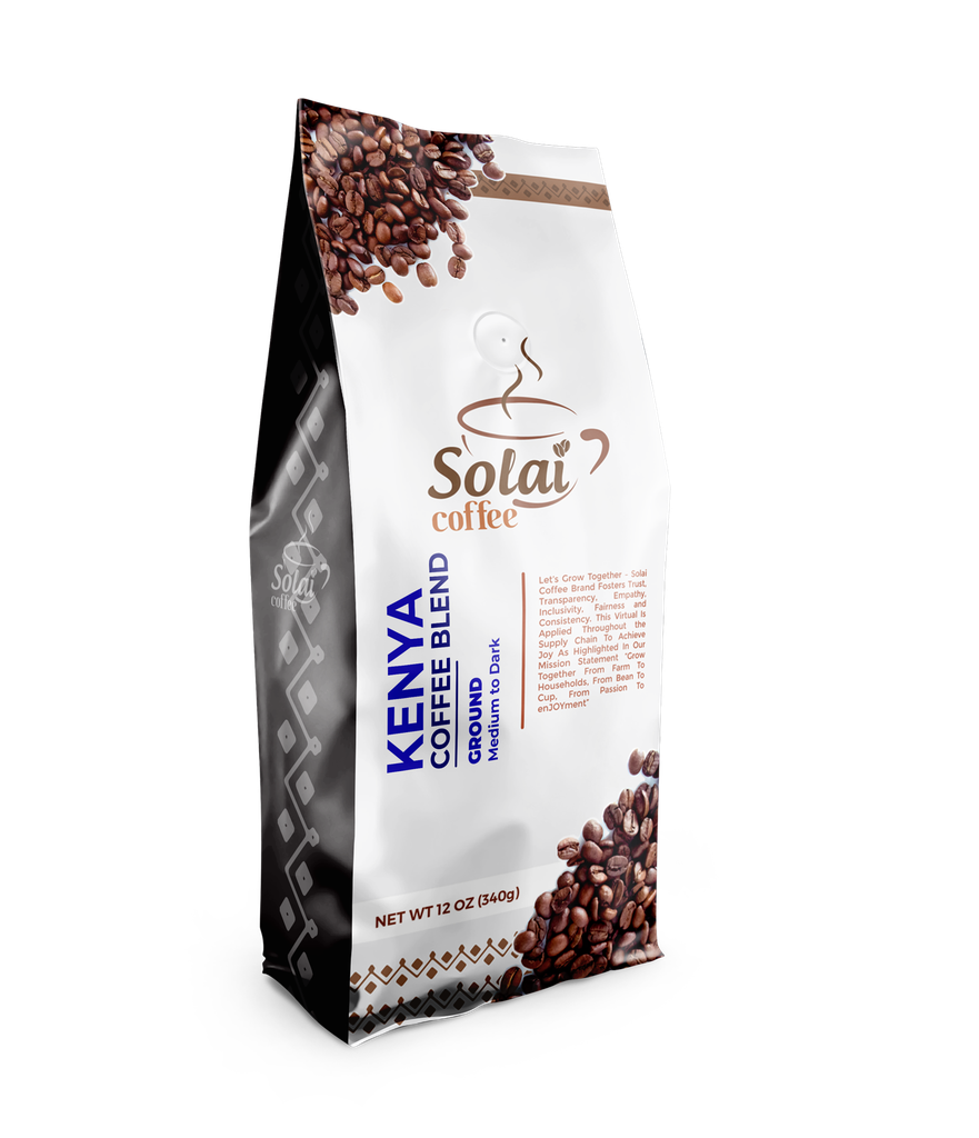 Kenya Farmers Blend Medium to Dark Ground Coffee