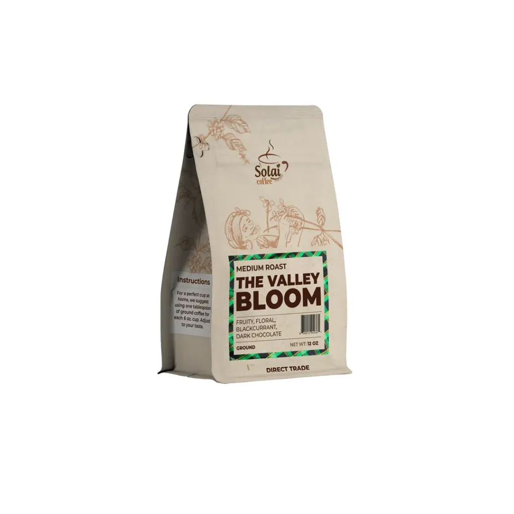 [GRD-ME-BND-12oz] The Valley Bloom (Medium, Ground Coffee, 12 oz)