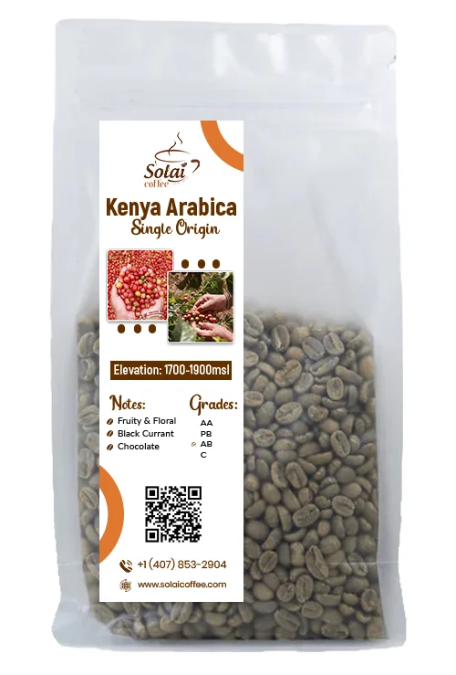 Kenya Green Beans AB - 5lbs
