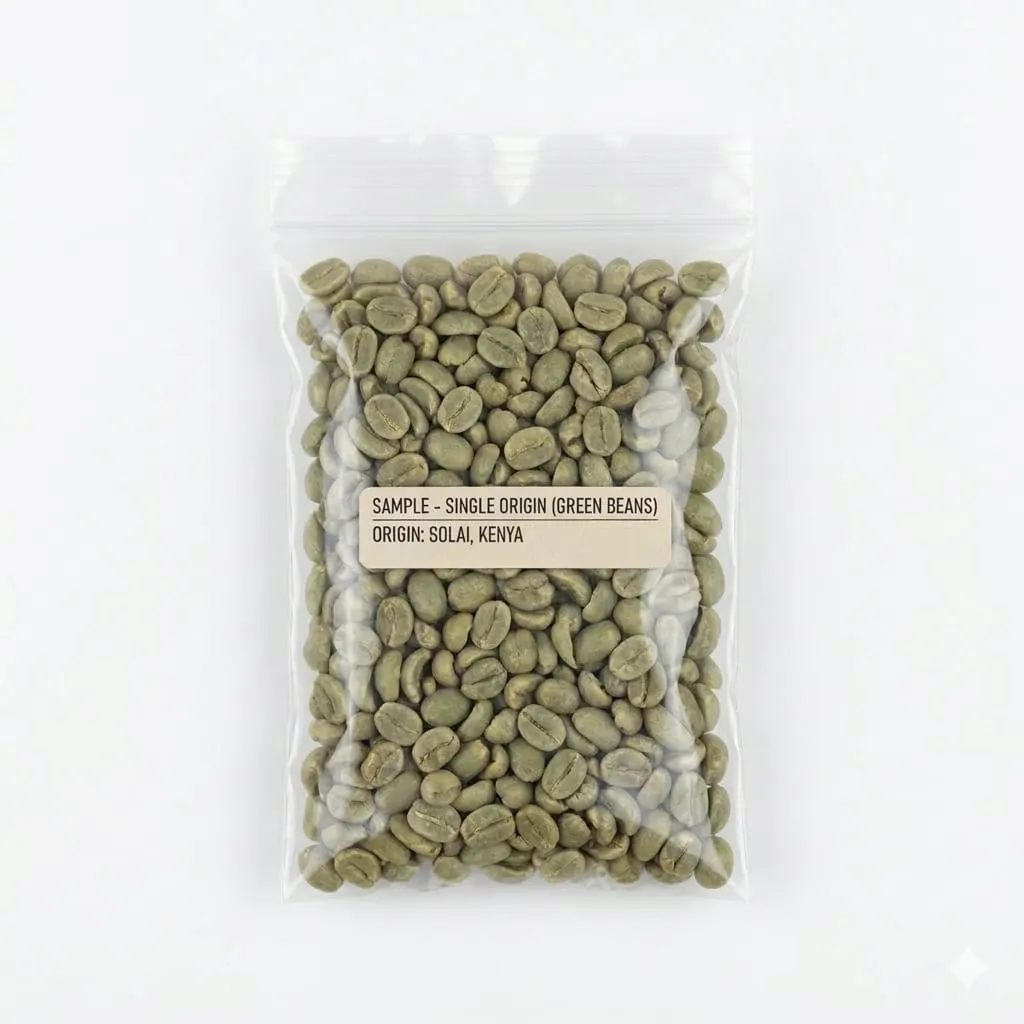 [GRN-SMPL-AA-8.8oz] Kenya Green Beans Sample (8.8 oz, AA)