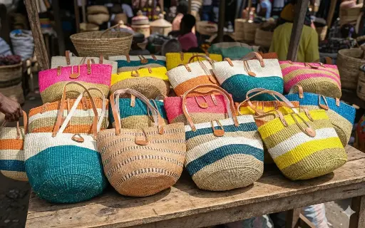 Horizon Handwoven Sisal Basket